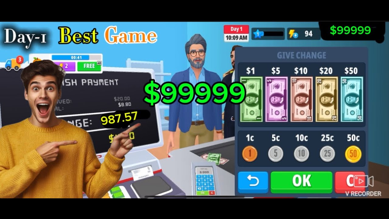 My new business|supermarket simulator #1