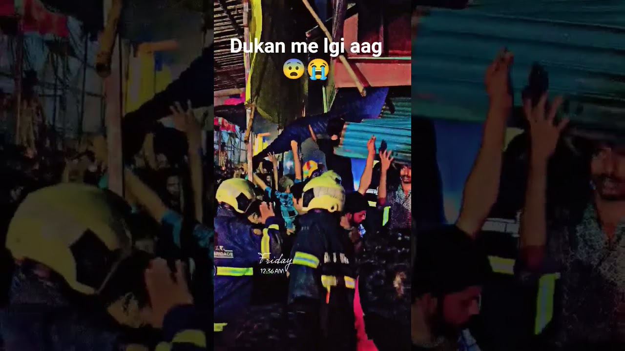 Govandi road no 6 me ek shop me lgi aaag😨#viralvideo #shortvideo #reels