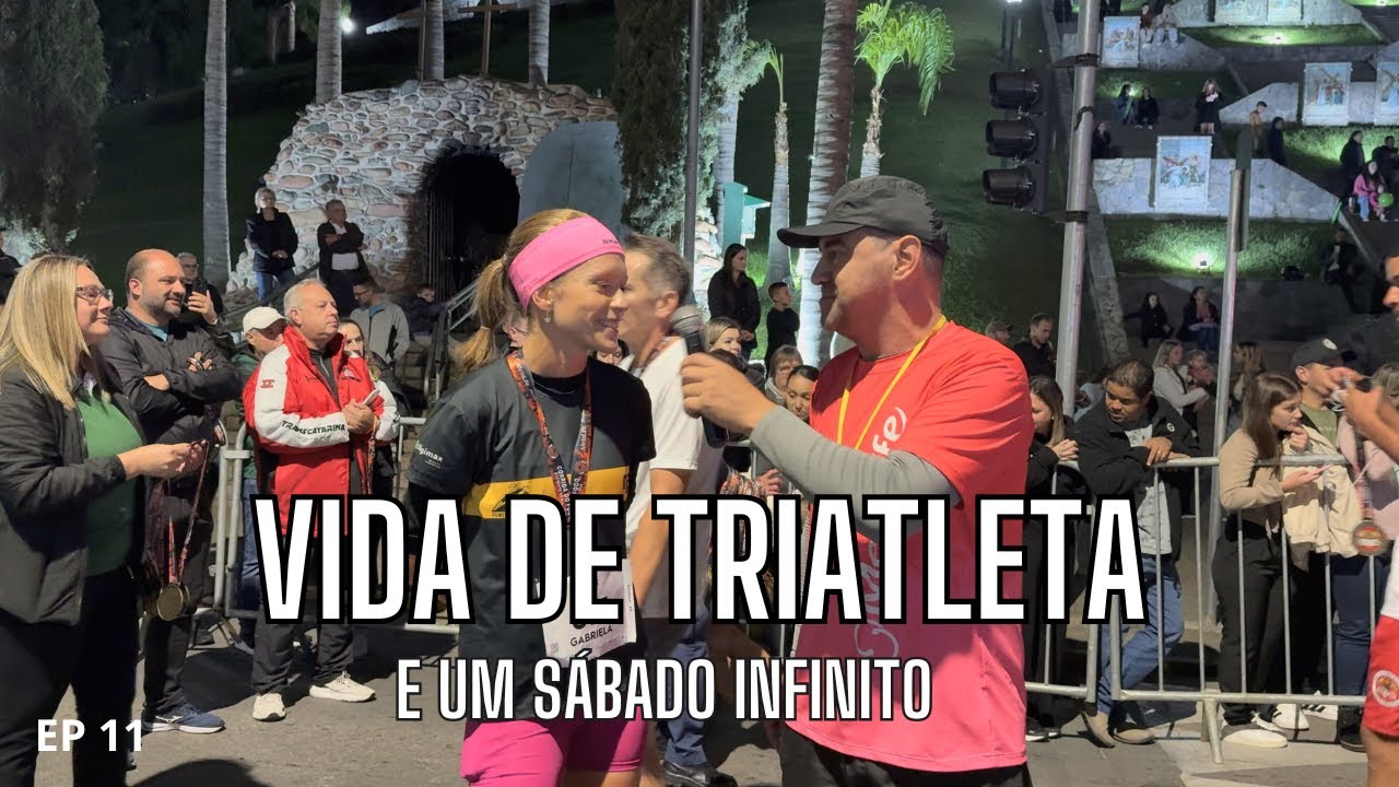 VIDA DE TRIATLETA - sábado com 4h de pedal e prova de corrida