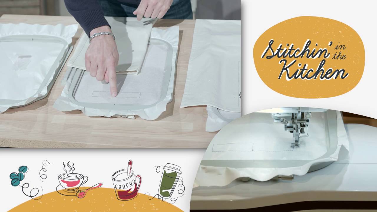 How to Embroider Kitchen Towel Tip