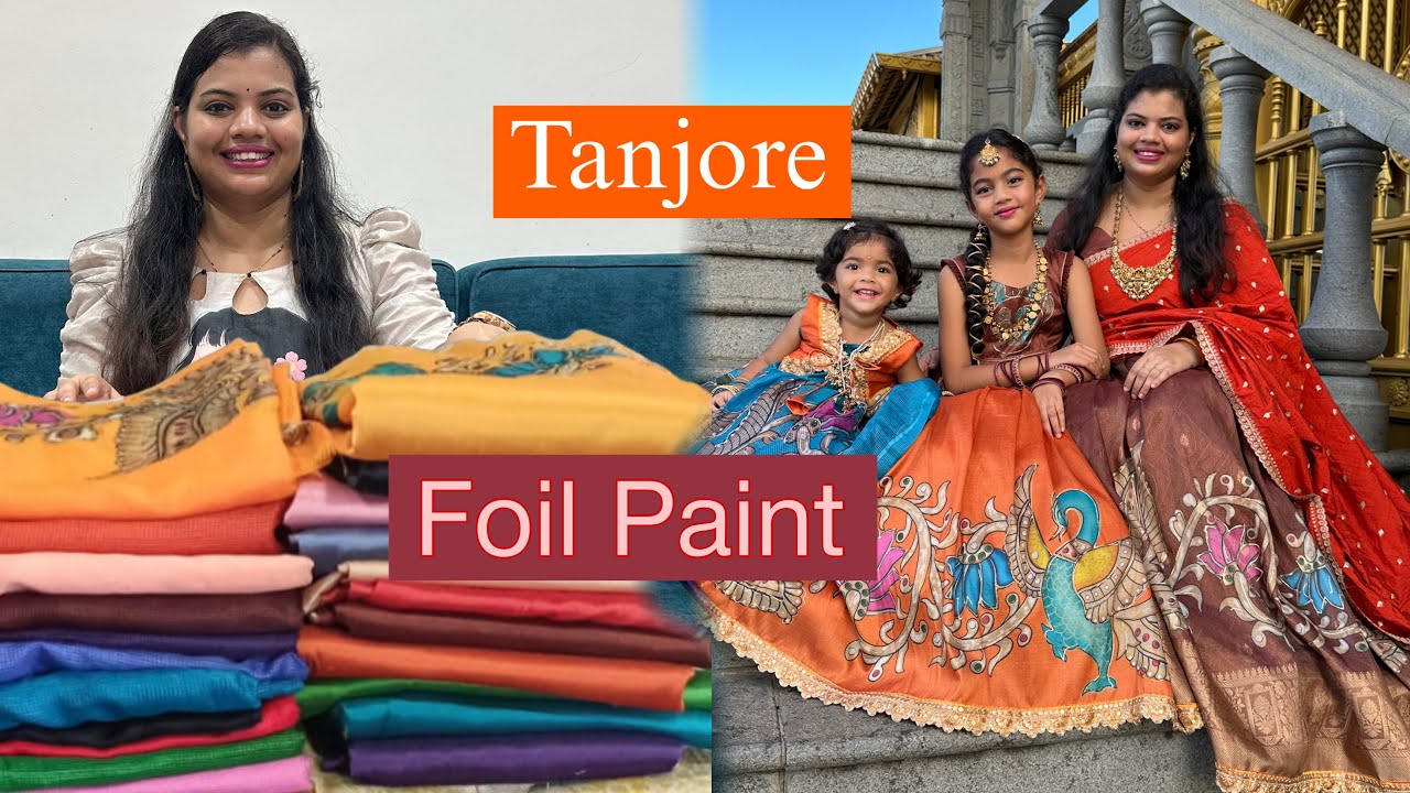 Cosmos Jute Uppada With Tanjore Fabric Collection #tanjorepainting #tusserkota #festival collection 
