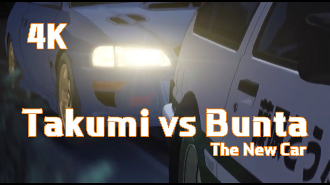 [ Initial D ] Takumi AE86 vs Bunta's New Impreza GC8 | Upscaled 4K
