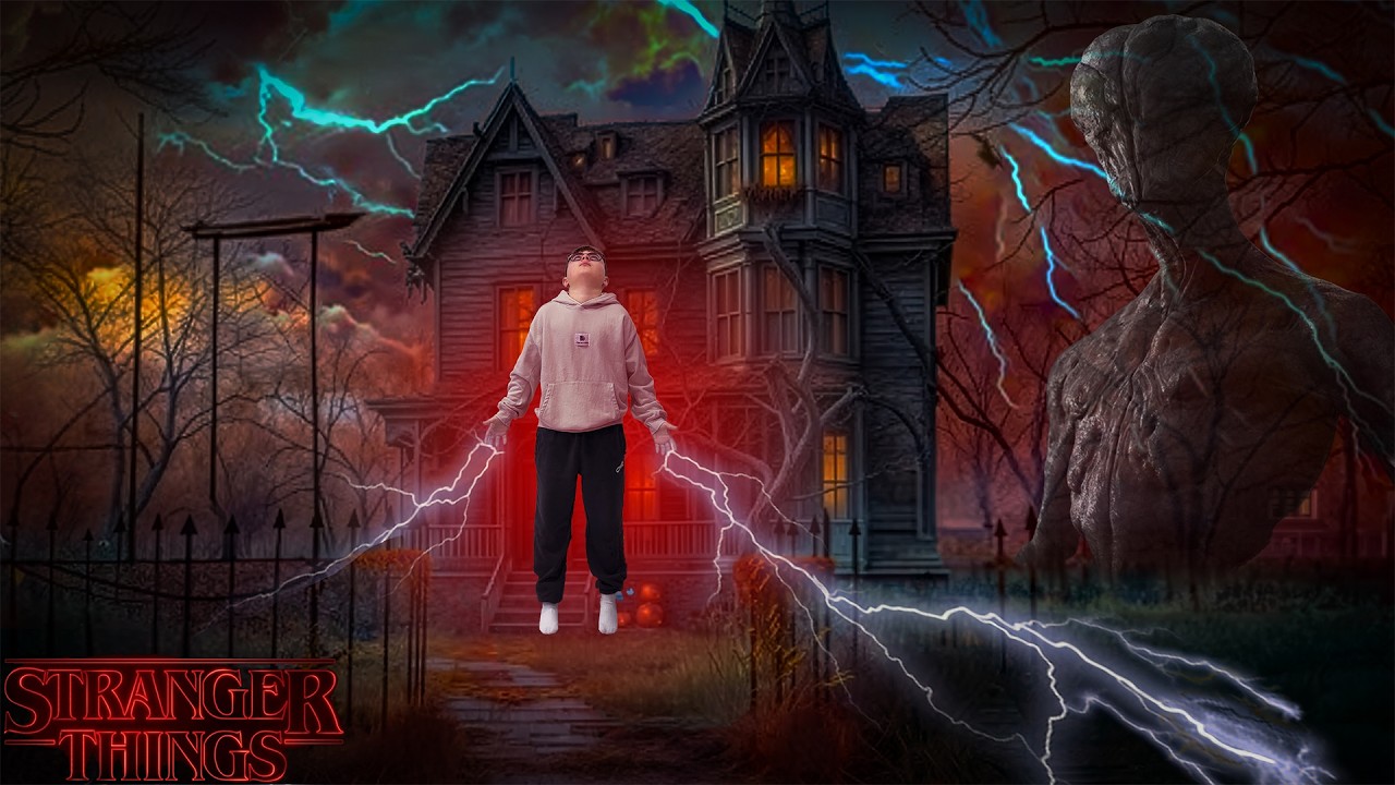 Stranger Things - Demogorgon la noi in curte!