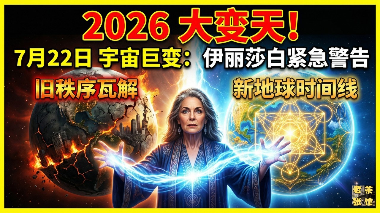 突发预警！7月22日大变天！通灵师紧急警告：2026新地球时间线即将开始，人类动作全部停止？！