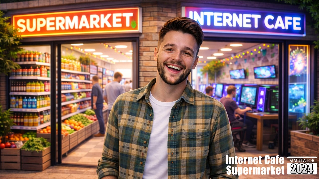 Yusuflanbu | Küçük Dükkandan Dev Markete! | Supermarket & Internet Cafe Simulator 2024 #2