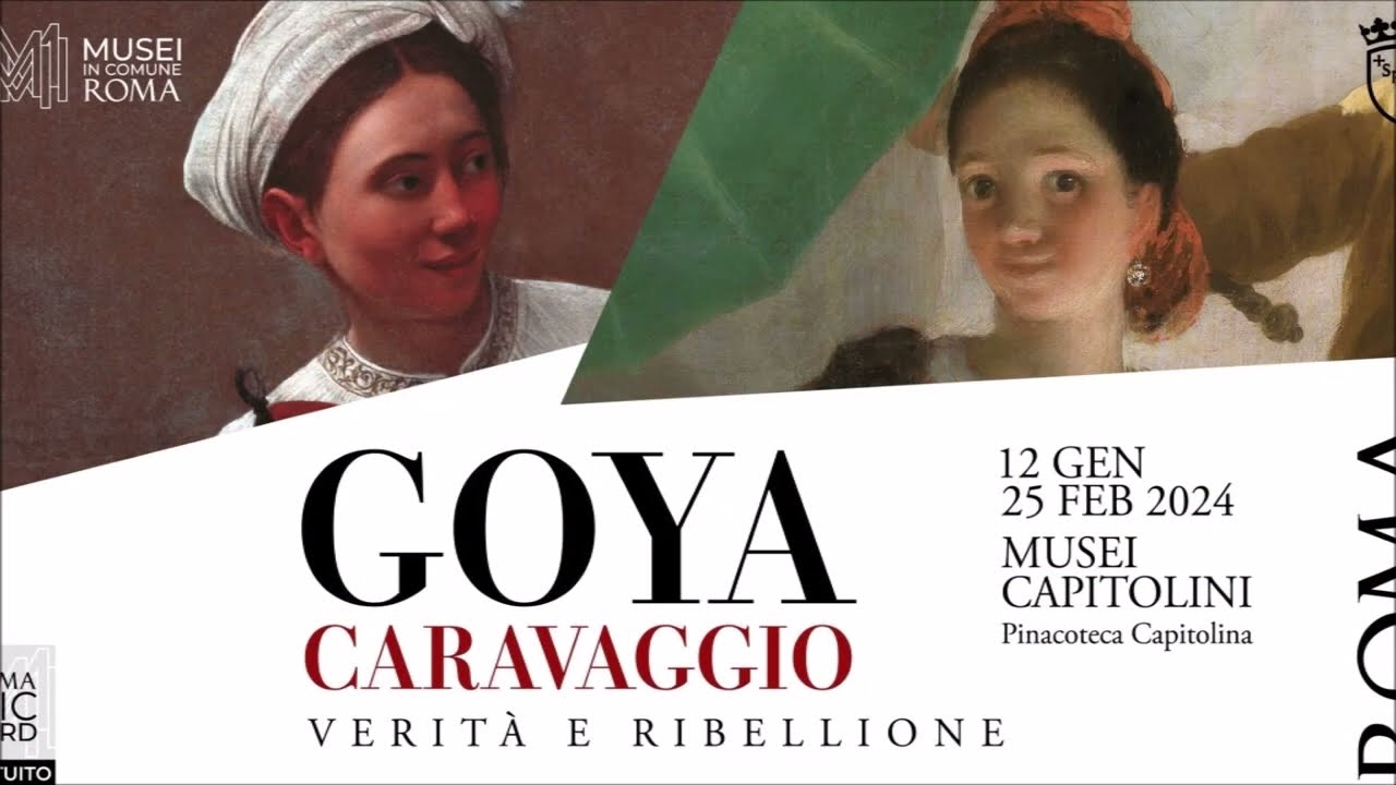 Goya e Caravaggio si incontrano a Roma  'il Parasole   El quitasol '  'Buona Fortuna' @manortiz46az