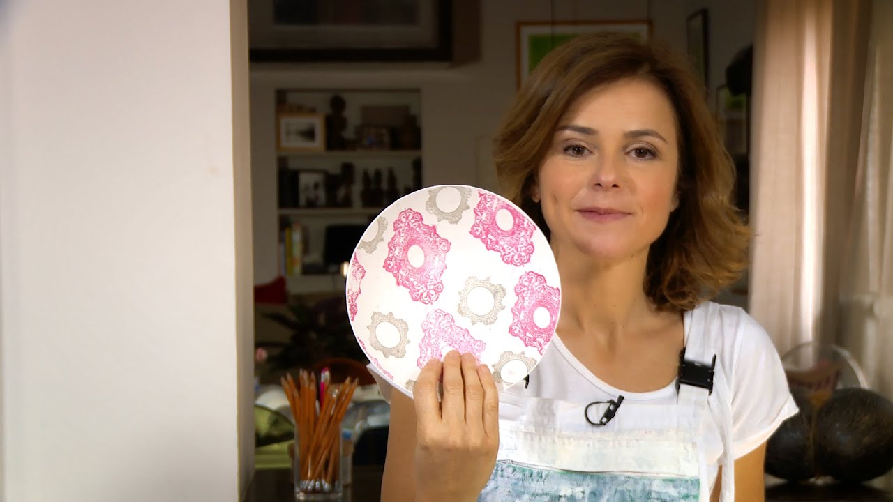 Ciotola di Das decorata fai da te