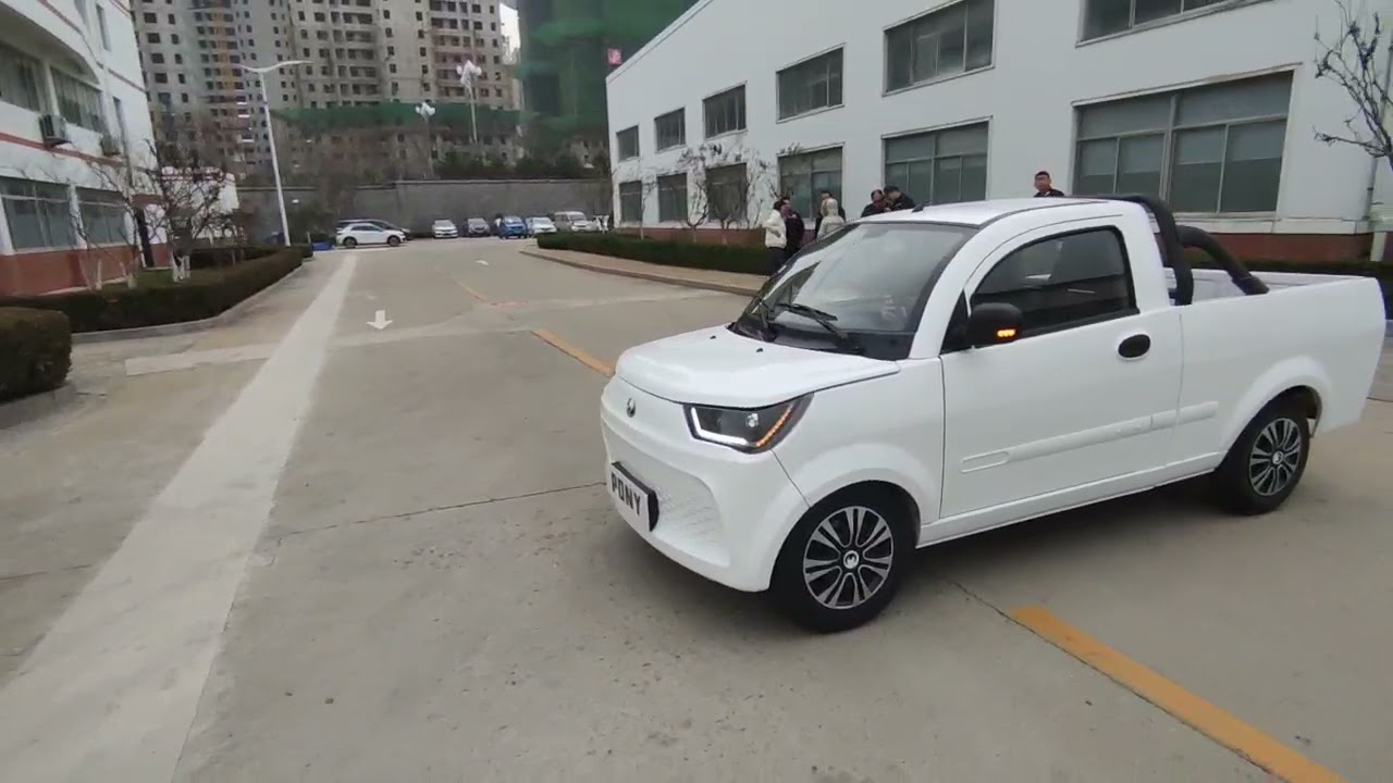 EEC mini electric food delivery vehicle pickup truck made in China