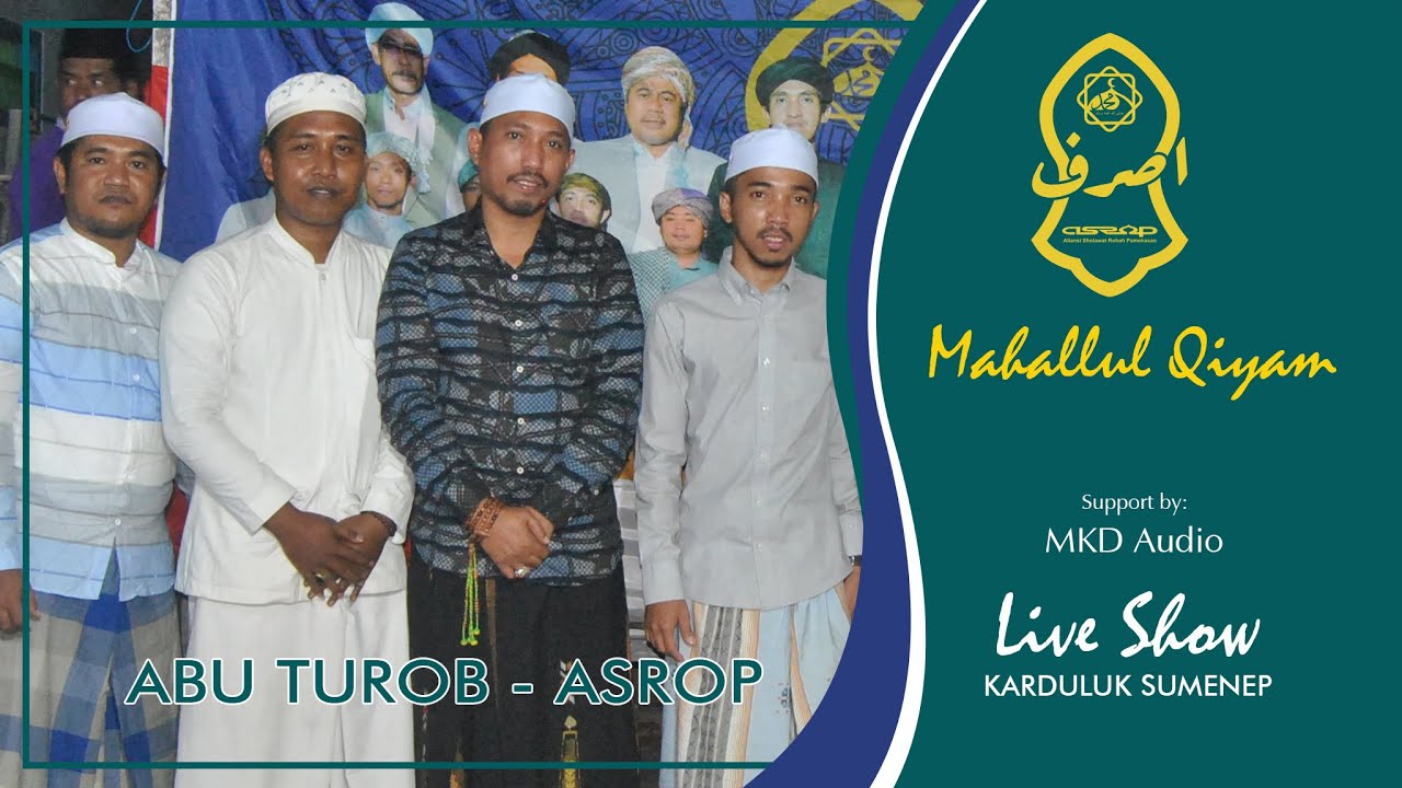 Suaranya Merdu...!!! ABU TUROB Mahallul Qiyam voc. R. Fadho' | Live Show in Karduluk Sumenep