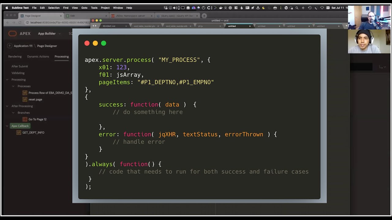 013 – Using apex.server.process for AJAX in Oracle APEX