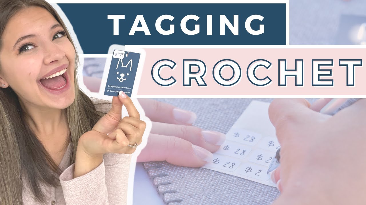 How to Tag Crochet Items for a Craft Show | My EXACT process!