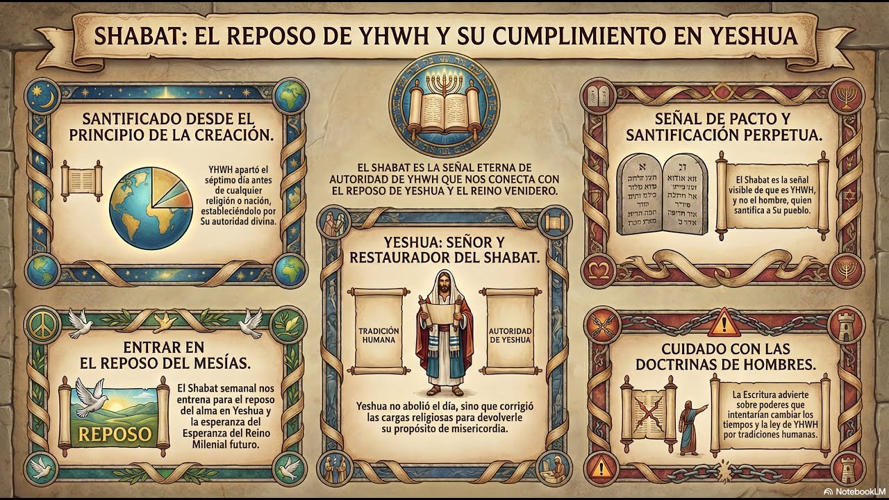 173 Shabat: El reposo en Yeshua, Yo soy Señor del Shabat, Shabat semanal, Shabat milenial