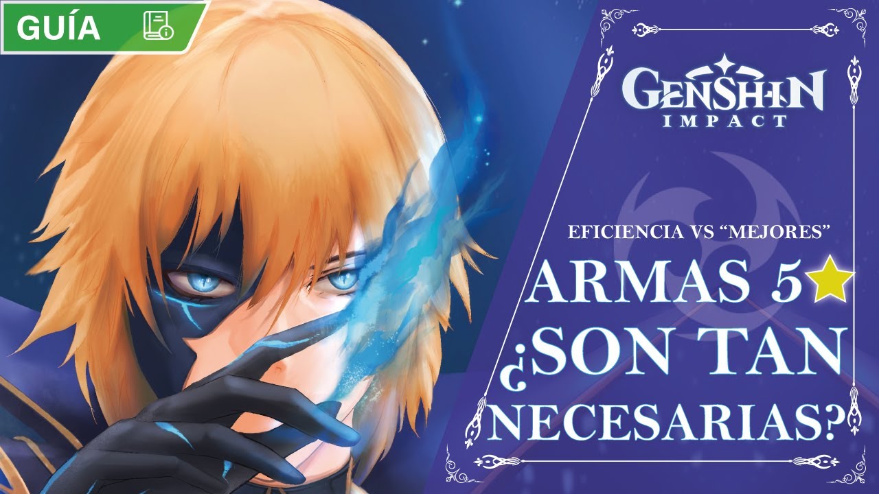 NO SOLO IMPORTA EL DAÑO!! ARMAS EFICIENTES QUE TE AYUDARÁN A BALANCEAR TU EQUIPO | Genshin Impact