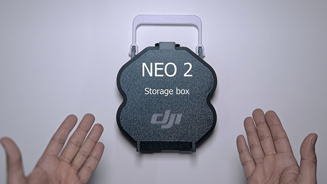 Идеальный дорожный бокс для DJI Neo 2? Изготовлен методом 3D-печати с ручкой и отсеками для батарей.