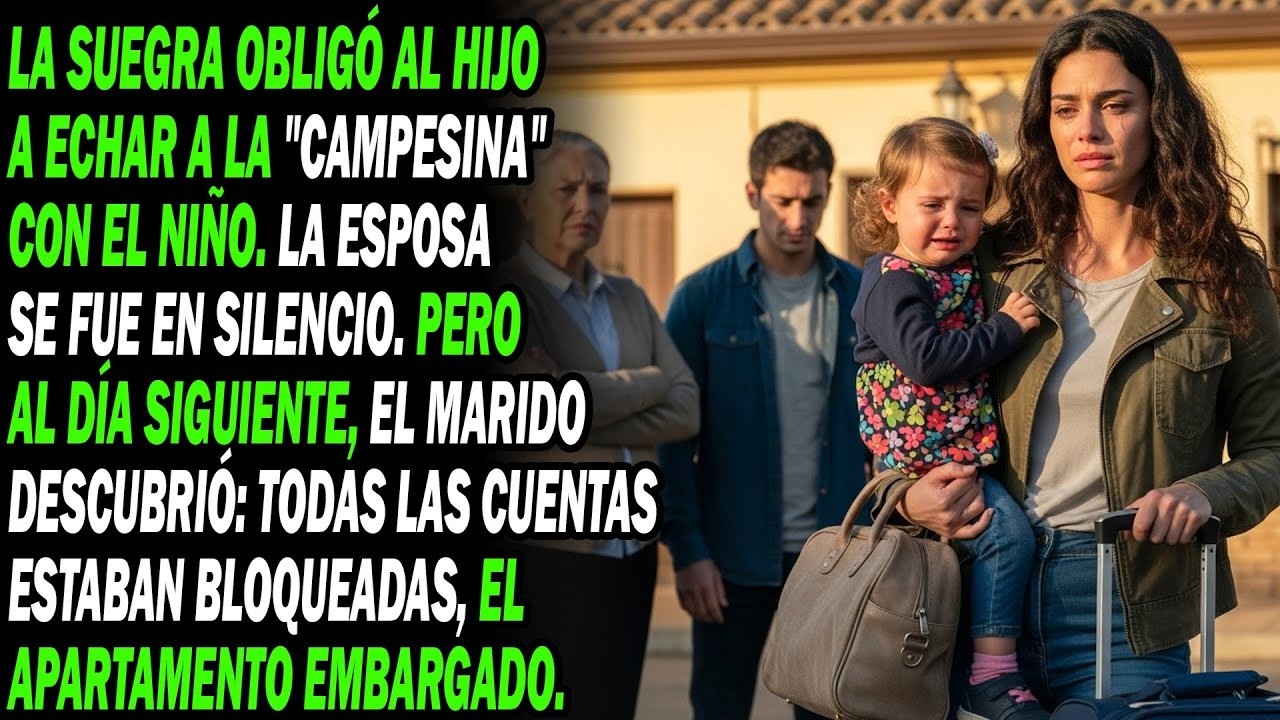 Suegra Forzó A Hijo A Echarnos Con El Niño  Cuando La Esposa Respondió,🔥 todos Palidecieron Por