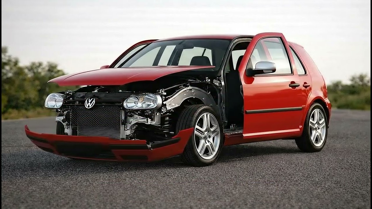 Volkswagen Golf 50 anos de evolução em menos de 2 minutos #carros #golf #vw #vwgolf #viral 