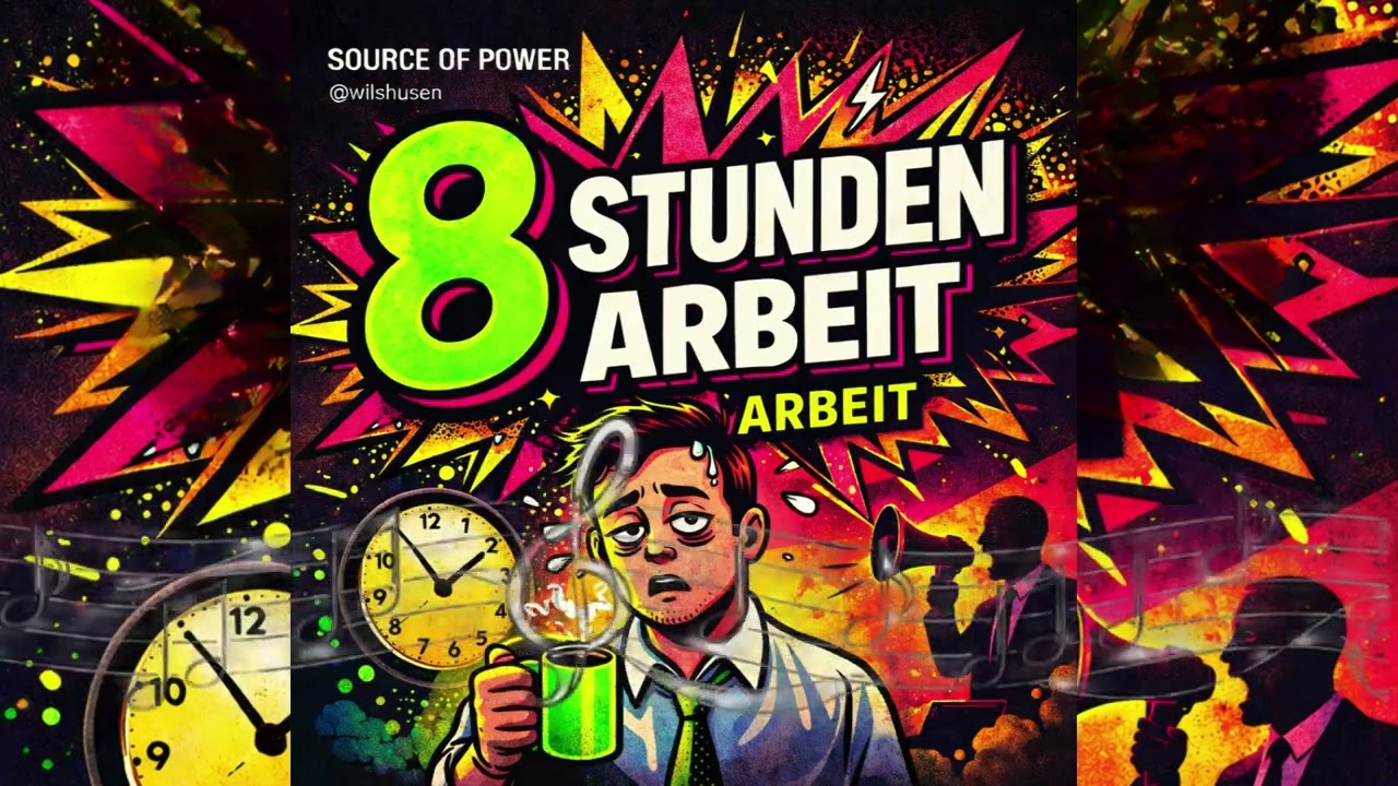 8 Stunden – Hahn kräht, Chef schreit | Lustiger Satire  Song | Source of Power