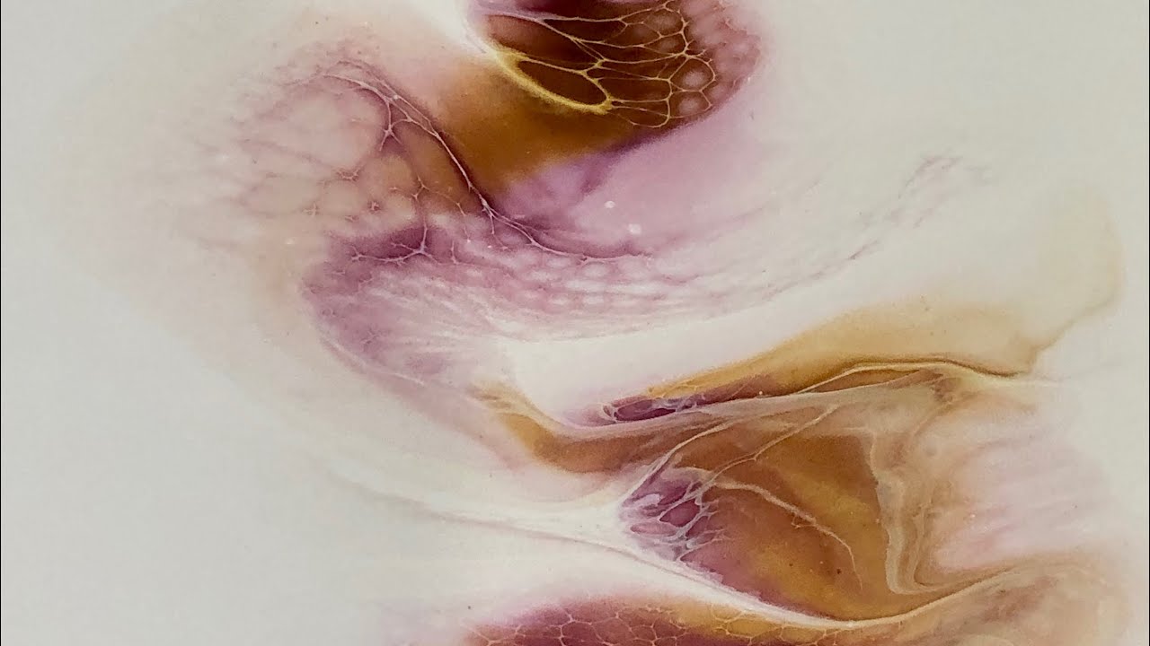 #269. Series 1/5 DREAMY Negative Space!  fluid art /swipe technique/sheleeart