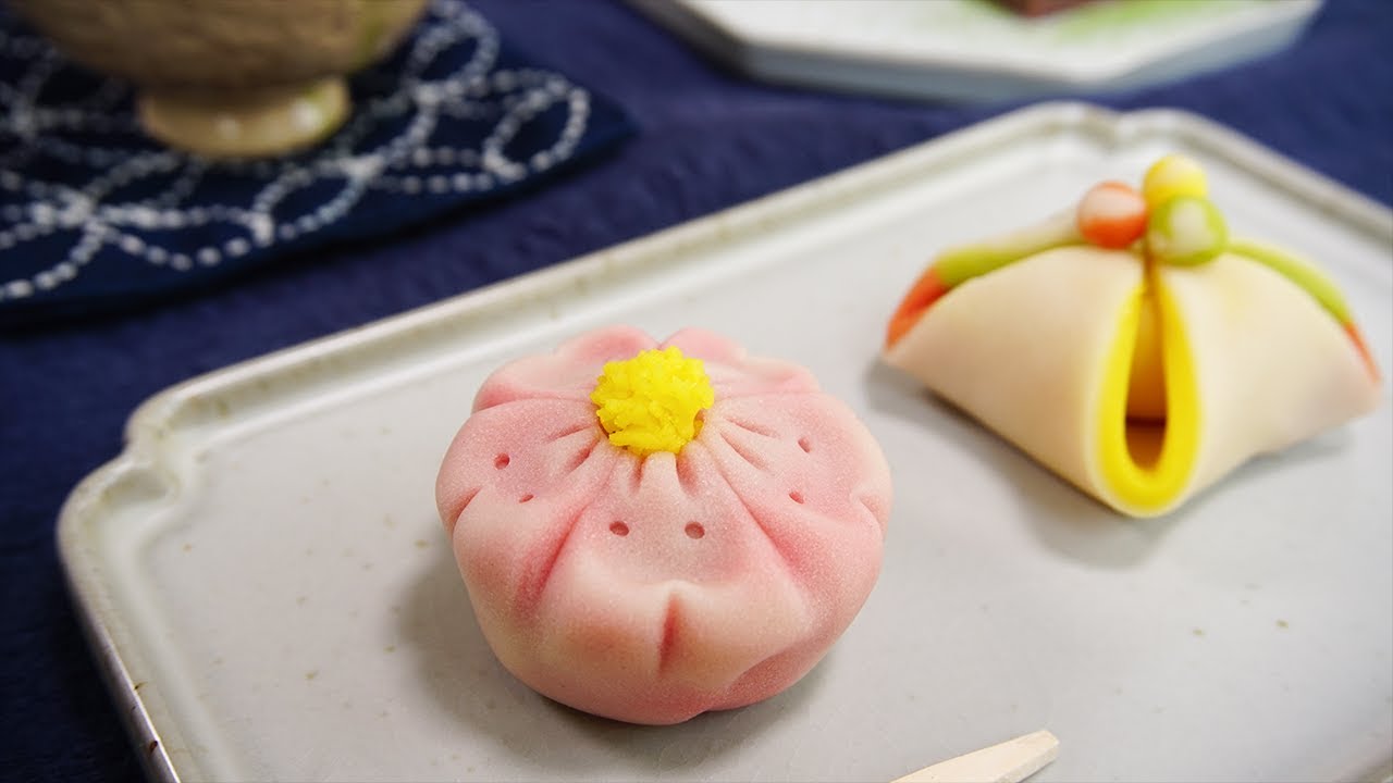 做一枚樱花和果子，承包你整个春天：Japanese Wagashi【吉野樱】【花衣】【樱落绿苔】