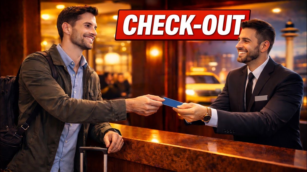 Checking Out of a Hotel in Spoken Arabic | Real Conversation