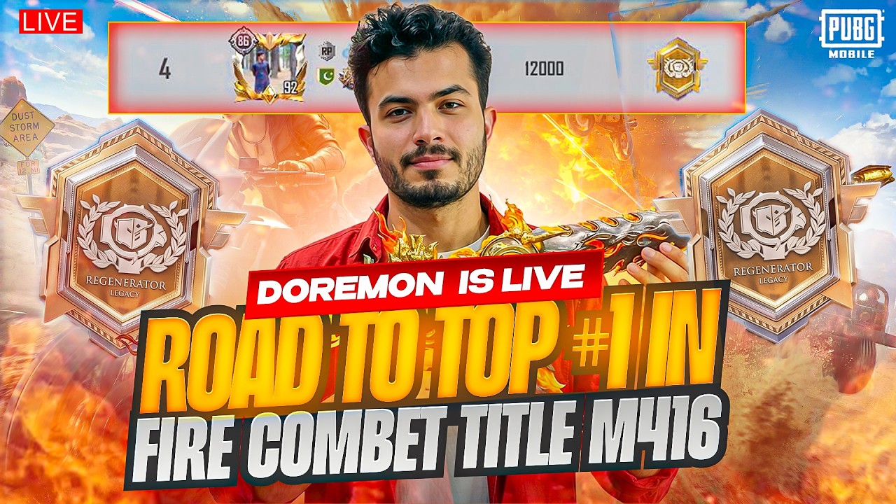 #1 DONE IN M416 COMBET POWER 🔥 | DOREAMON GAMING | PUBG MOBILE
