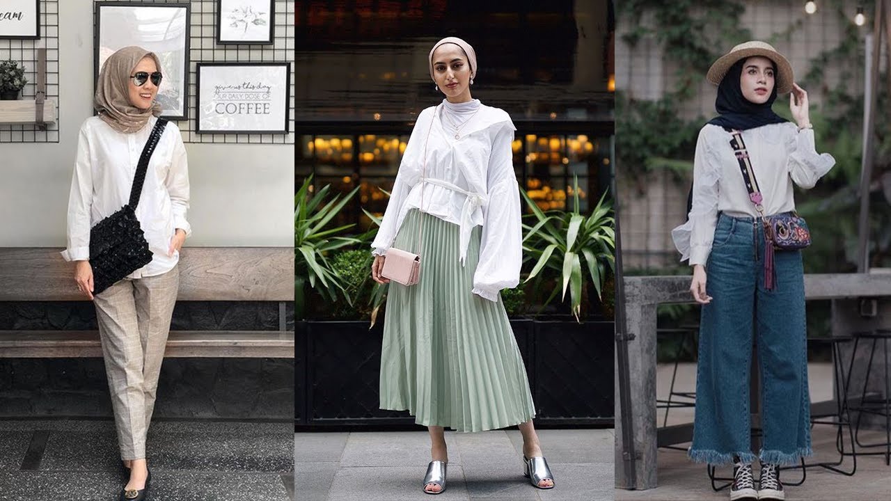 Tips Padu-Padan Kemeja Putih Buat HIJABER, Simple Tapi Keren!!!