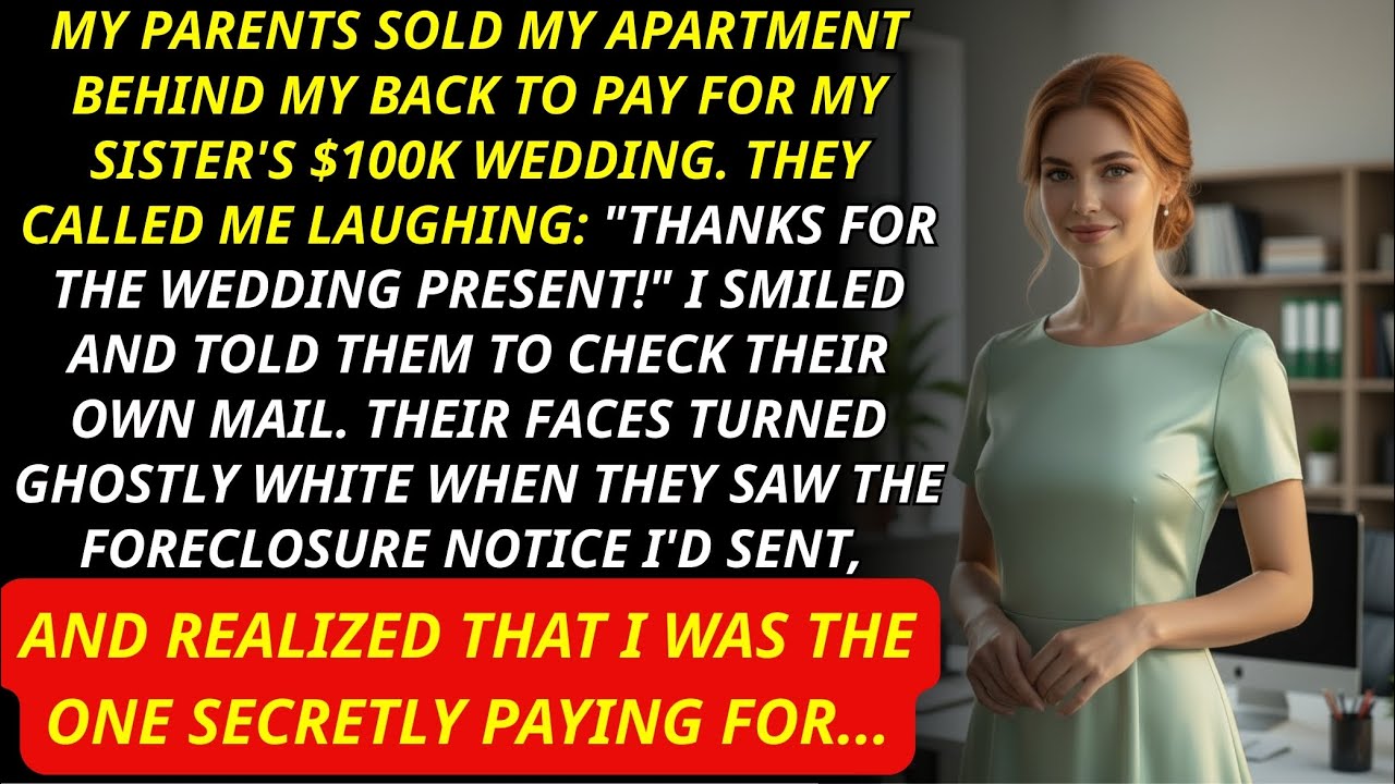 My Parents Sold My Apartment to Fund My Sister's $100K Wedding—Until I Showed Up With The Real Deed