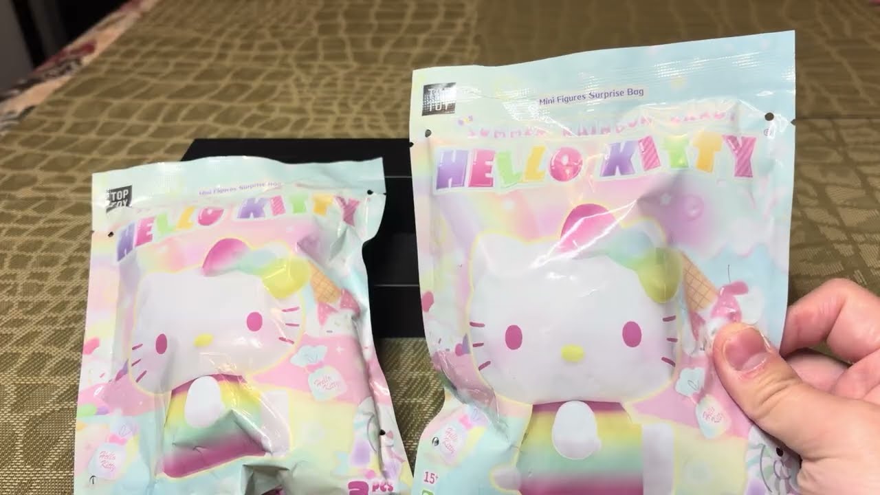 Hello Kitty Summer Candy Rainbow Mini Figures Blind Bags From Top Toy.