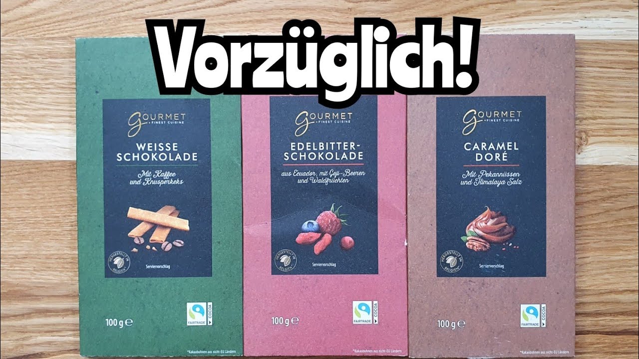 ALDI Schokolade Gourmet Finest Cuisine | Drei Sorten im Test