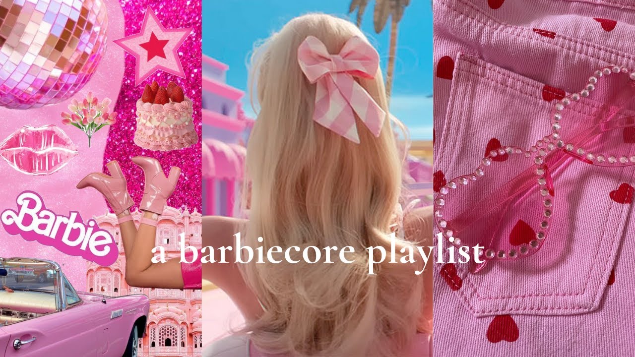 a barbie core inspired playlist 💕🌊🧋🎀 👛 🧸