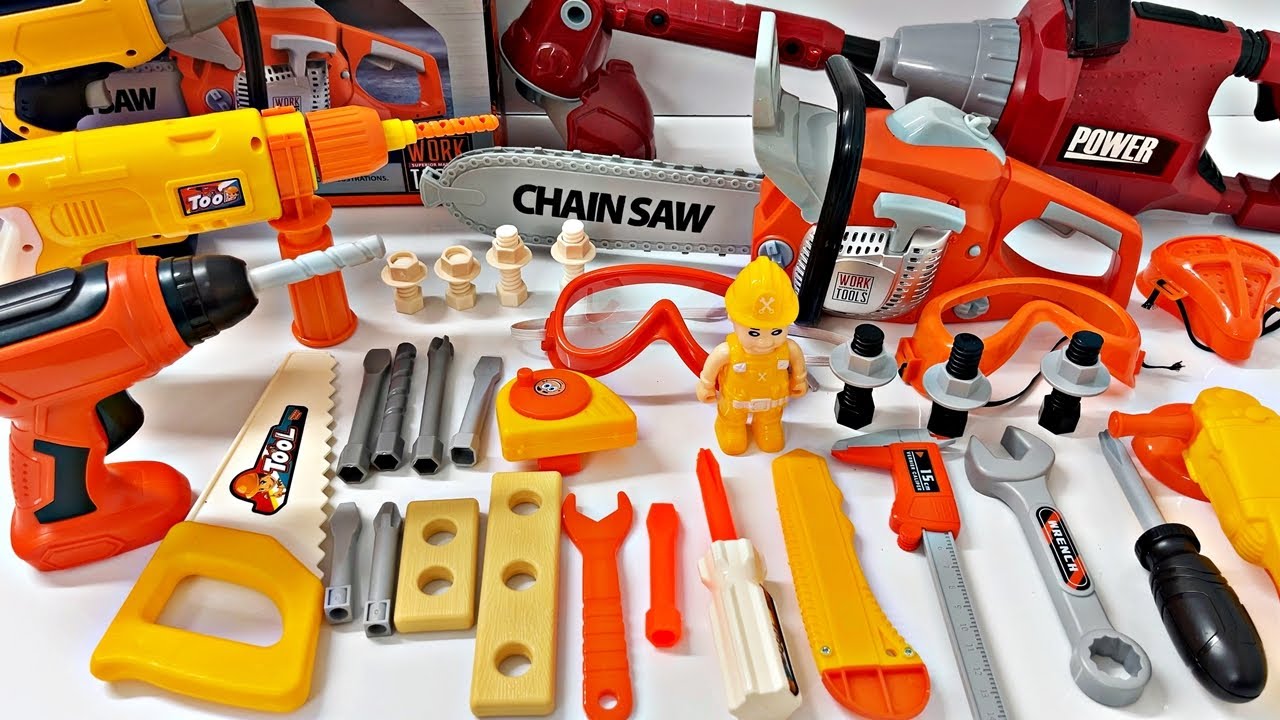 22 min to open the box, satisfied with the electric screwdriver, screw assembly toolbox | Toy review