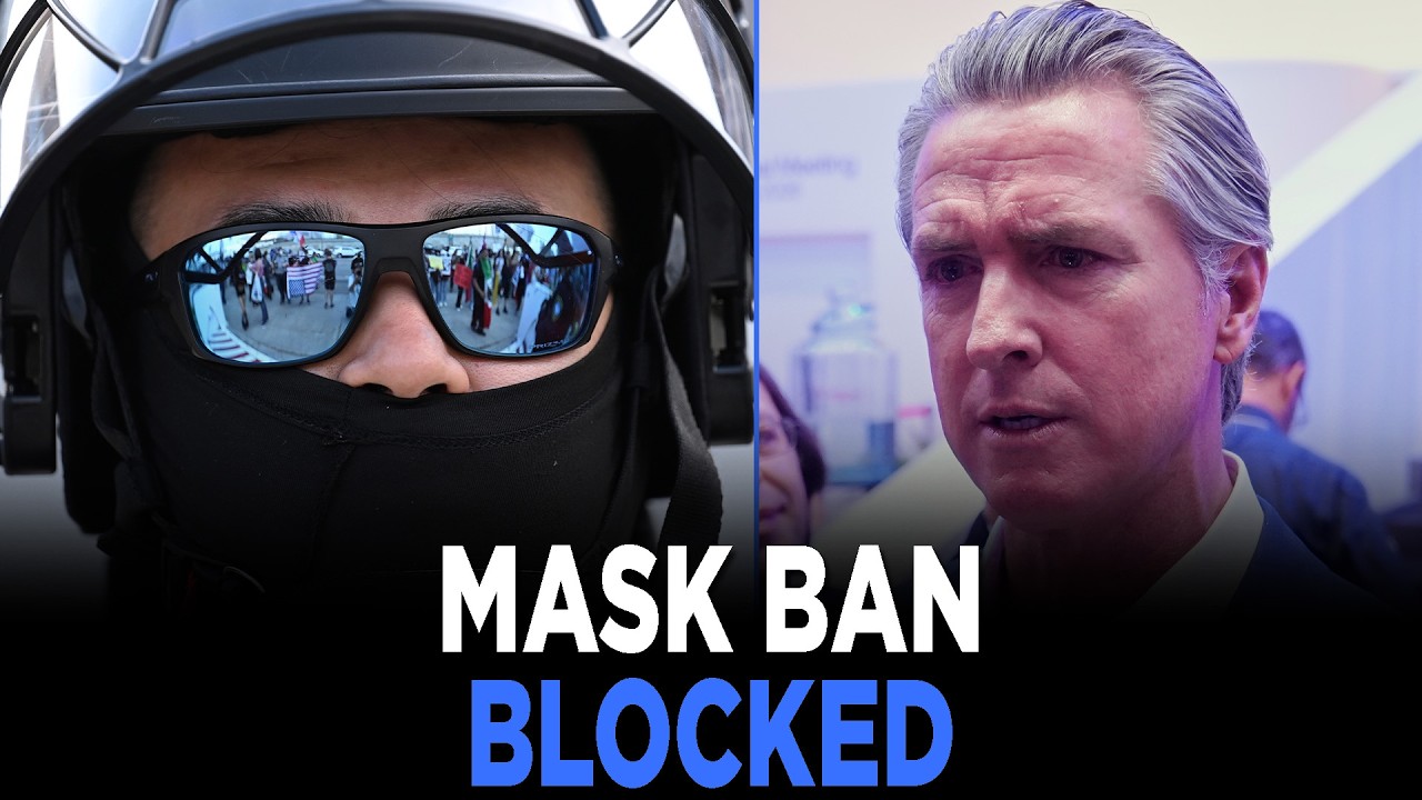 Judge BLOCKS CA Law BANNING Fed Agents From Wearing Masks | TRENDING