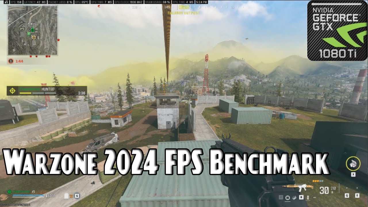 Call Of Duty: Warzone 2024 | GTX 1080 Ti FPS Benchmark
