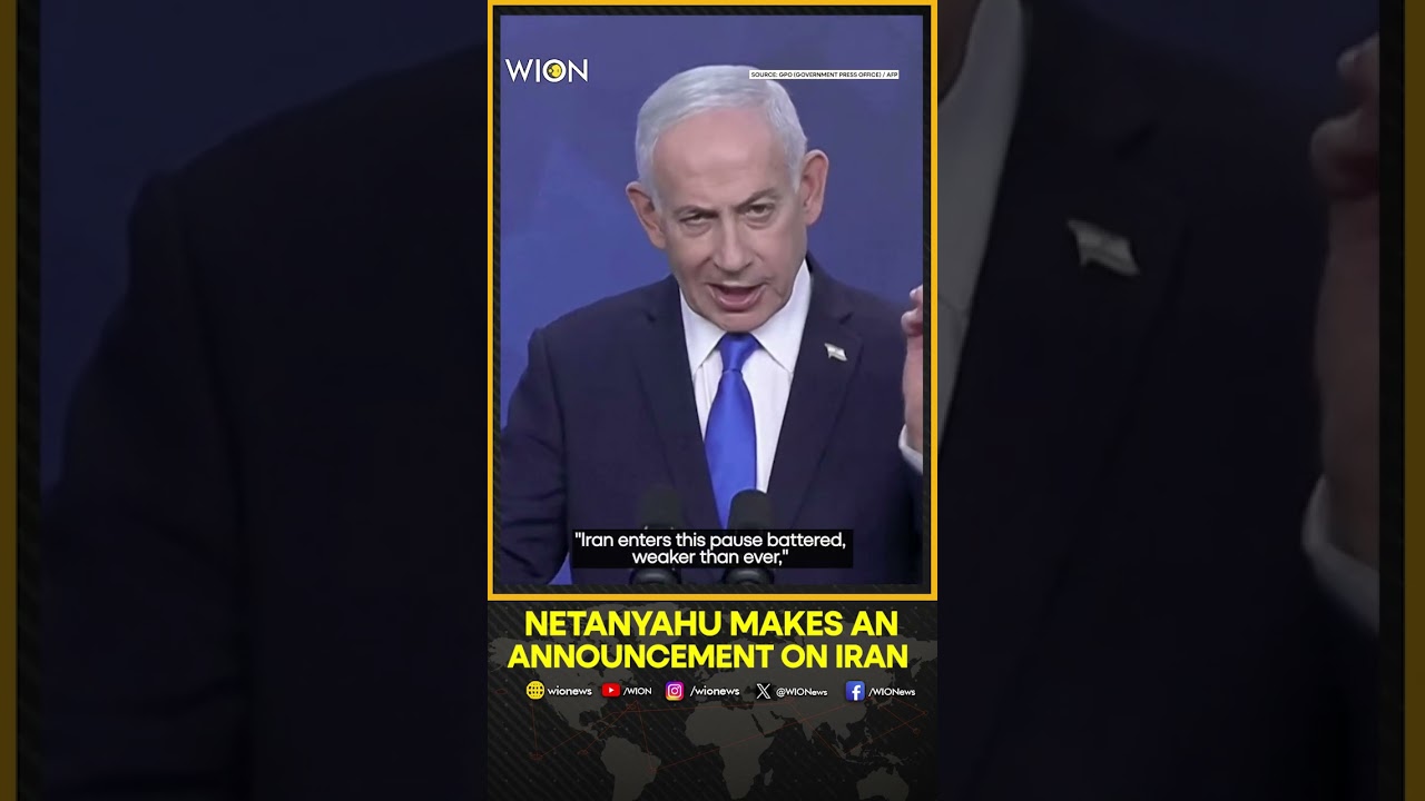 Israel-Iran War: Israeli PM Netanyahu Says Iran &nbsp;Weaker Than Ever&nbsp;| WION SHORTS