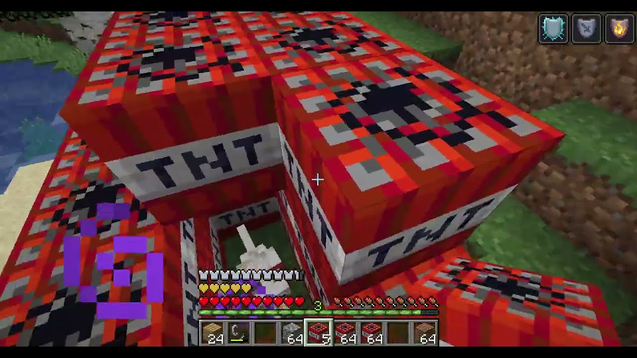 Petateo mi mundo con TNT de minecraft #2