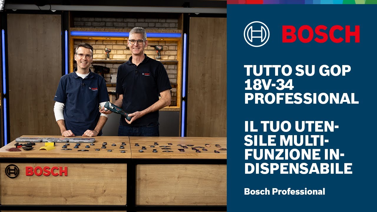 Tutto sull'utensile multifunzione GOP 18V-34 Professional
