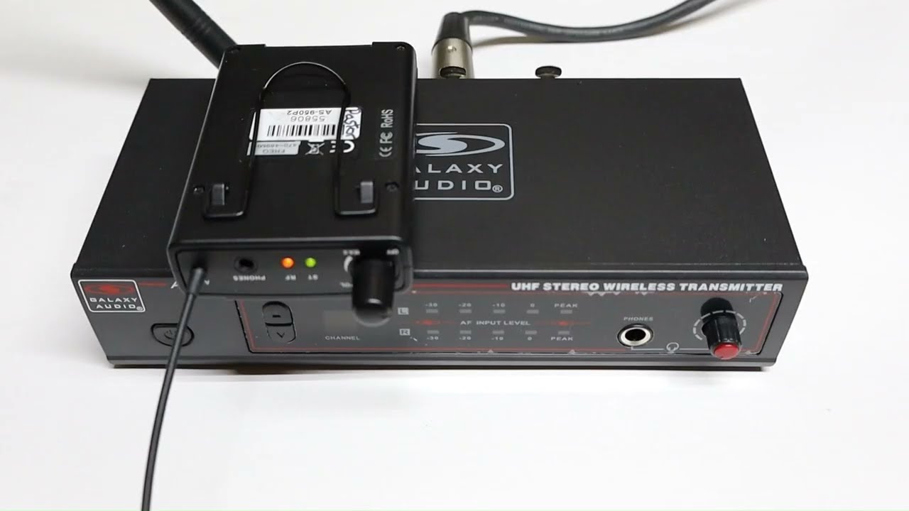 AS-950 Wireless In-Ear System Basic Setup