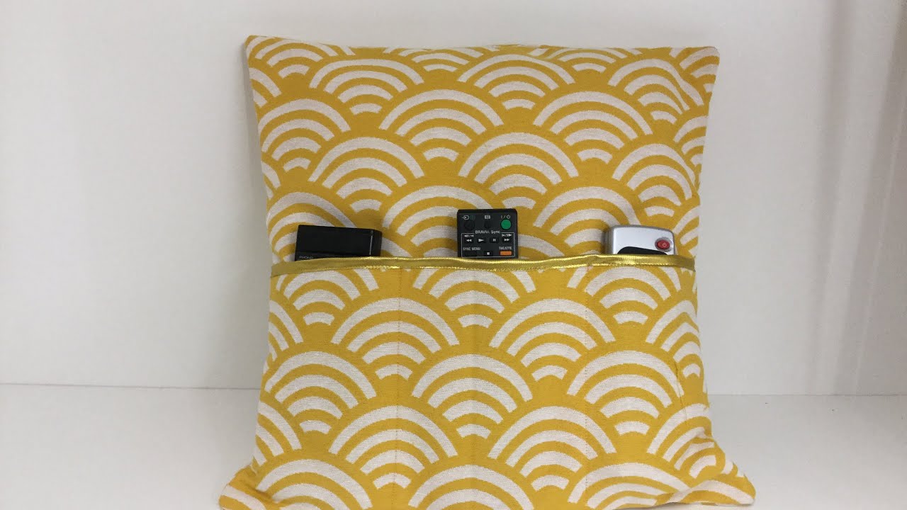 Coudre une housse de coussin pour télécommande - Tuto Couture Madalena
