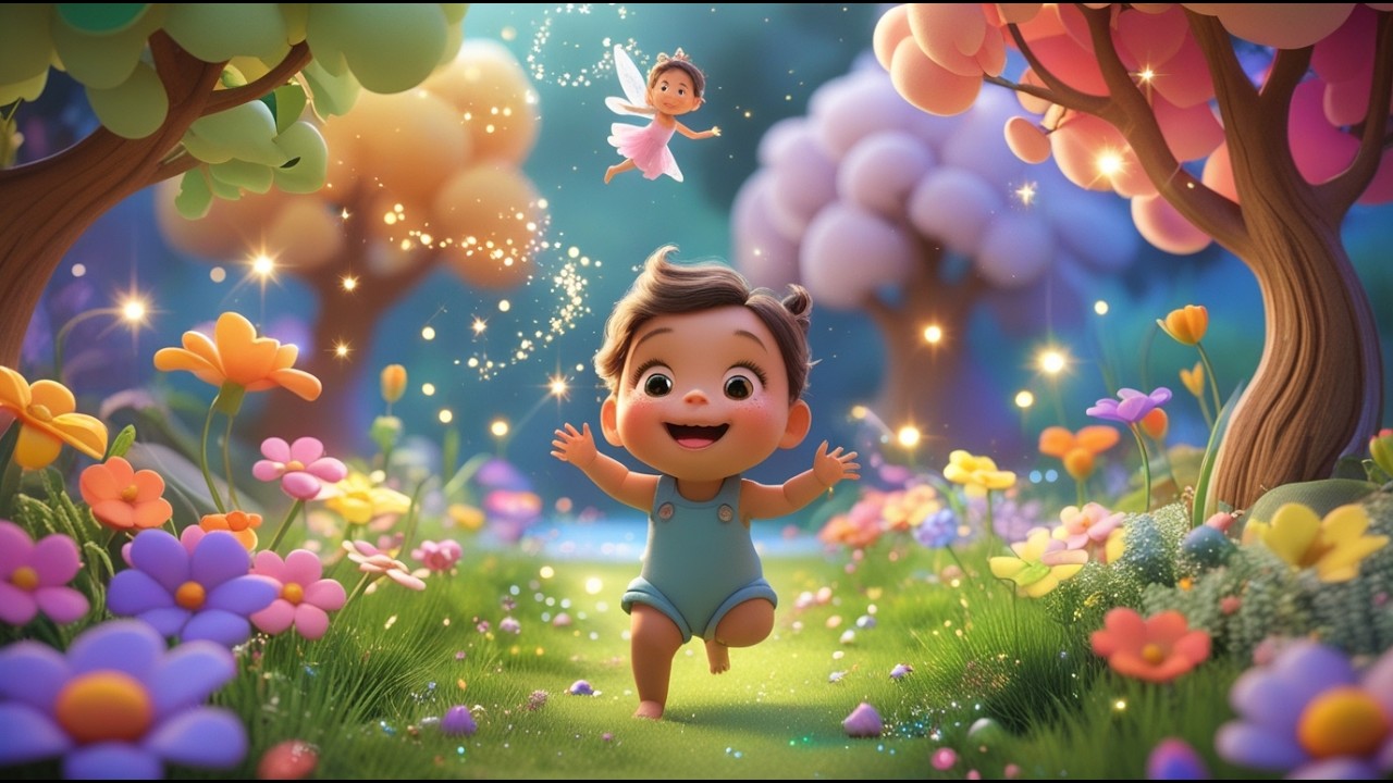 The Fairy’s Secret Garden 🧚‍♀️🌸 | Learn Flowers & Nature for Kids | Fun Preschool Learning