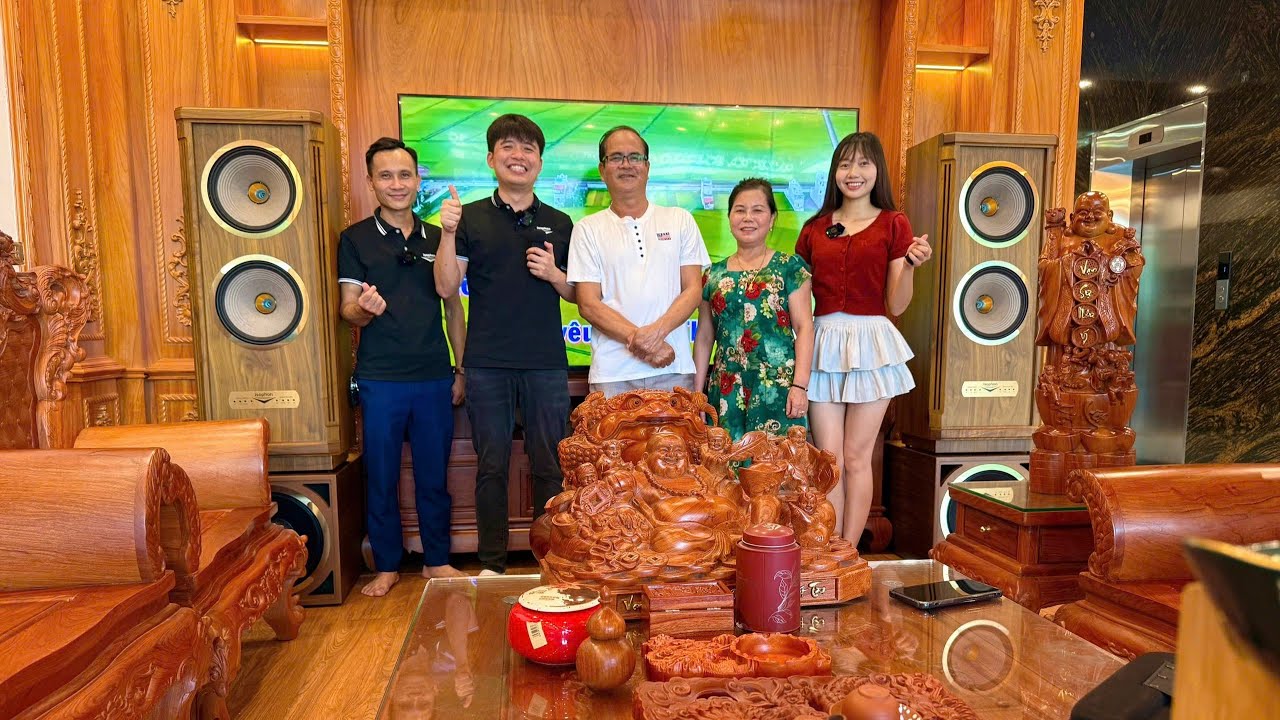 Giao loa ISOPHON IP 9930 BASS Đ&Ocirc;I COMBO HỦY DIỆT cho anh Tuyển ở Hiệp H&ograve;a, Bắc Giang