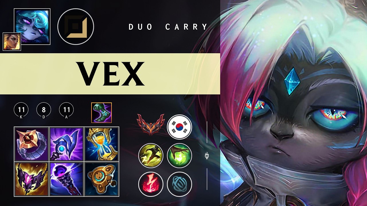Vex Carry vs Aphelios - KR Grandmaster Patch 26.03