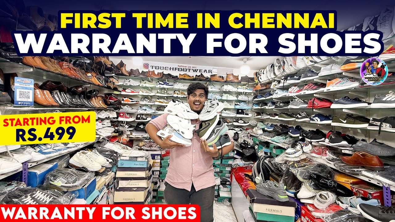 ₹499 முதல் | Warranty For Shoes First in Chennai |Shoes in cheap price |Touch Foot Wear Shop