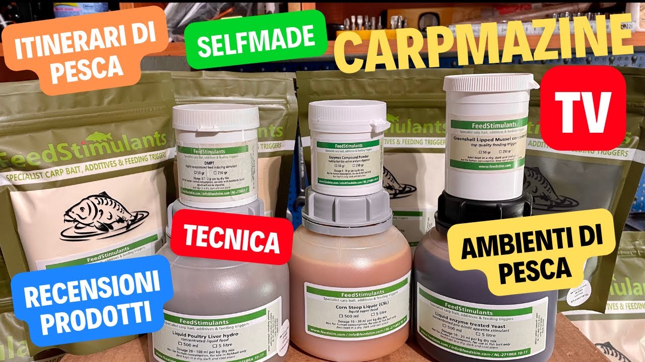🎣🐟Apriamo insieme un pacco di Feedstimulants😀🐟🎣