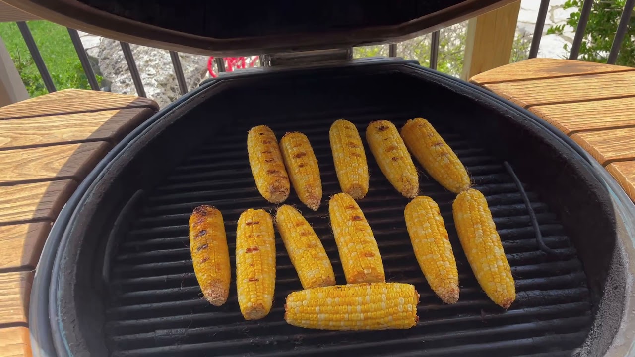 Komodo Kamado Smoked Corn