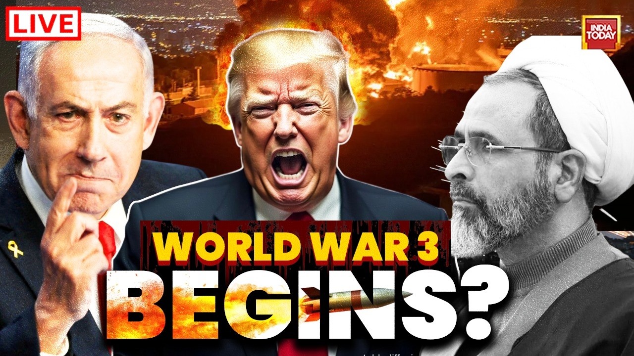 Iran Attack Israel Live : Earthquake Rocks Iran | War News Live | Israel Under Attack | Trump News