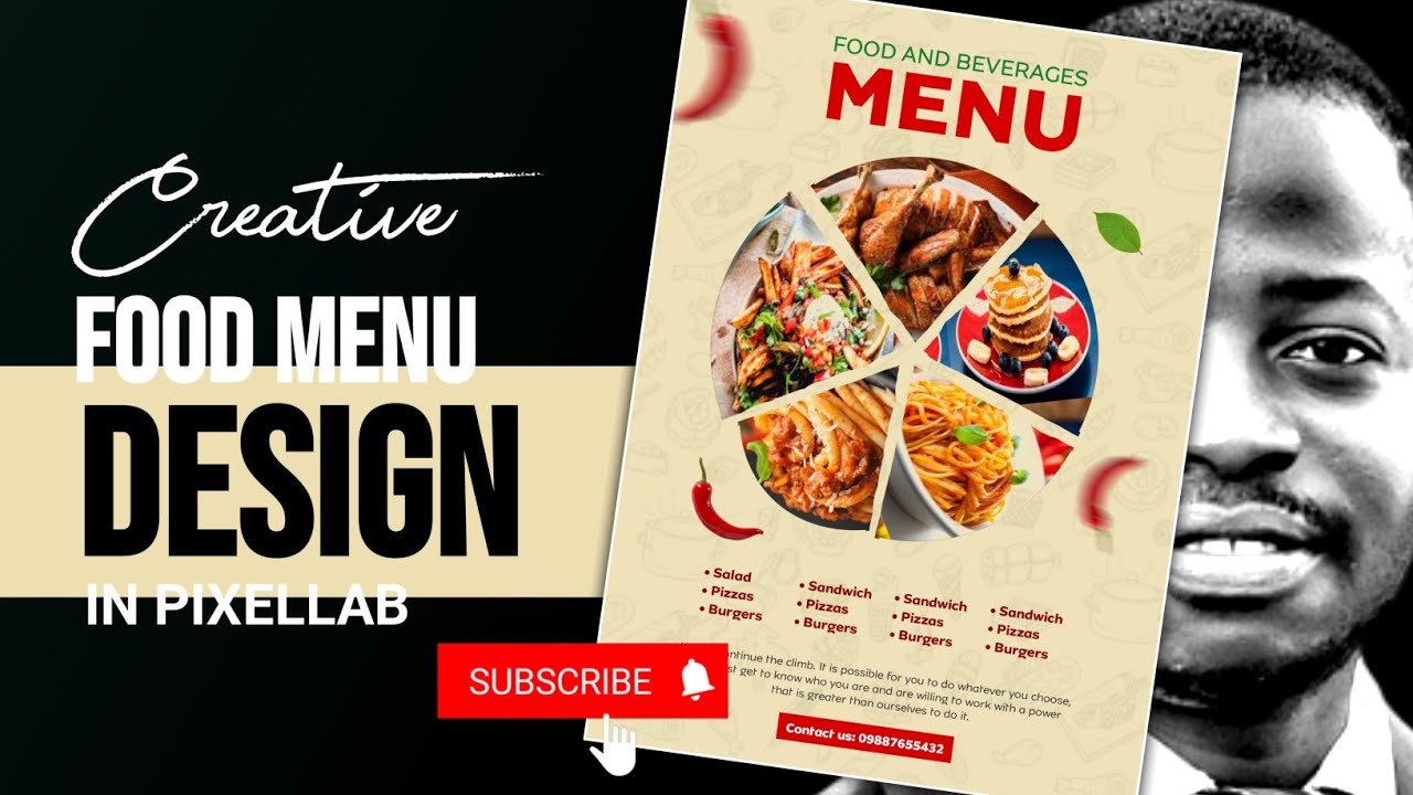 Creative Good Menu Design in Pixellab || Pixellab Tutorials