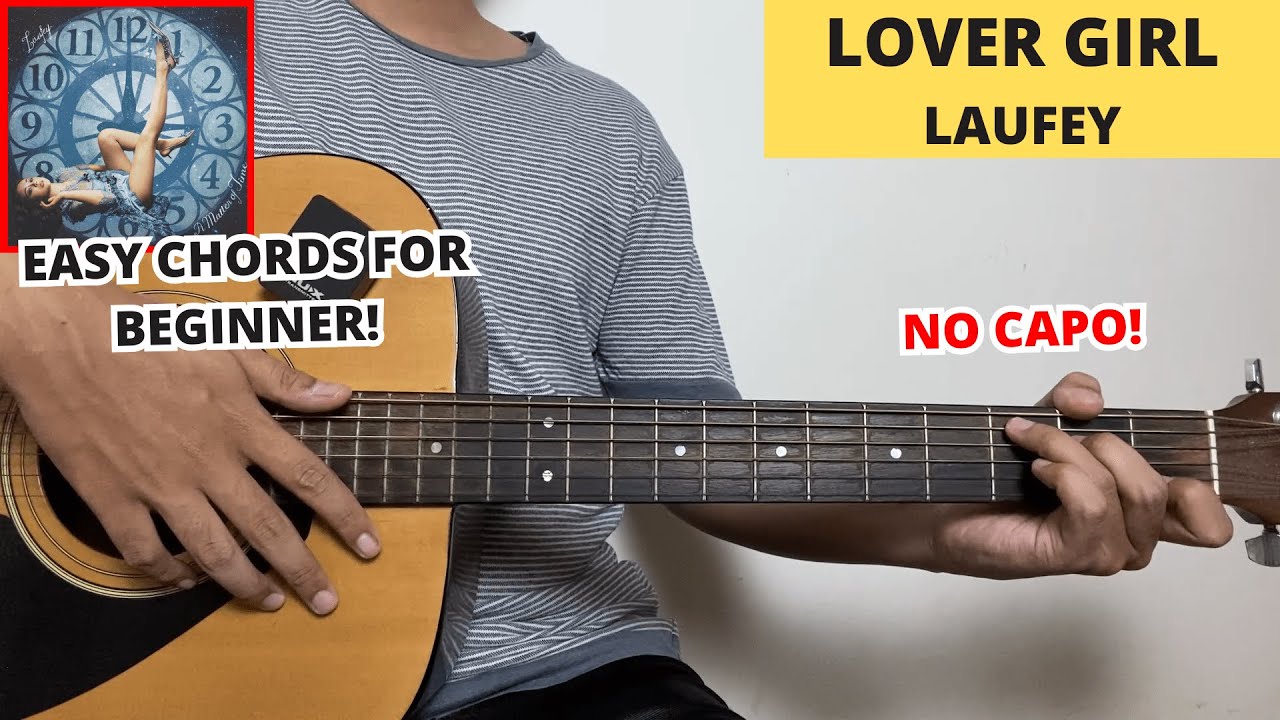 Lover Girl - Laufey (Guitar Tutorial) Easy Chords For Beginner! No Capo!