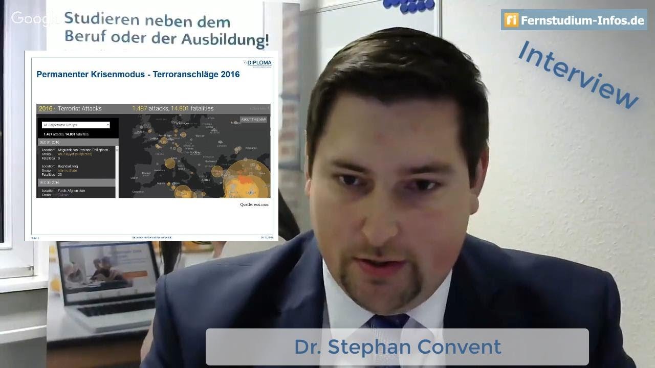 Fernstudium Sicherheitsmanagement an der DIPLOMA Hochschule | INTERVIEW