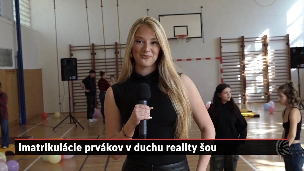 REPORT&Aacute;Ž: Imatrikul&aacute;cie prv&aacute;kov v duchu reality &scaron;ou
