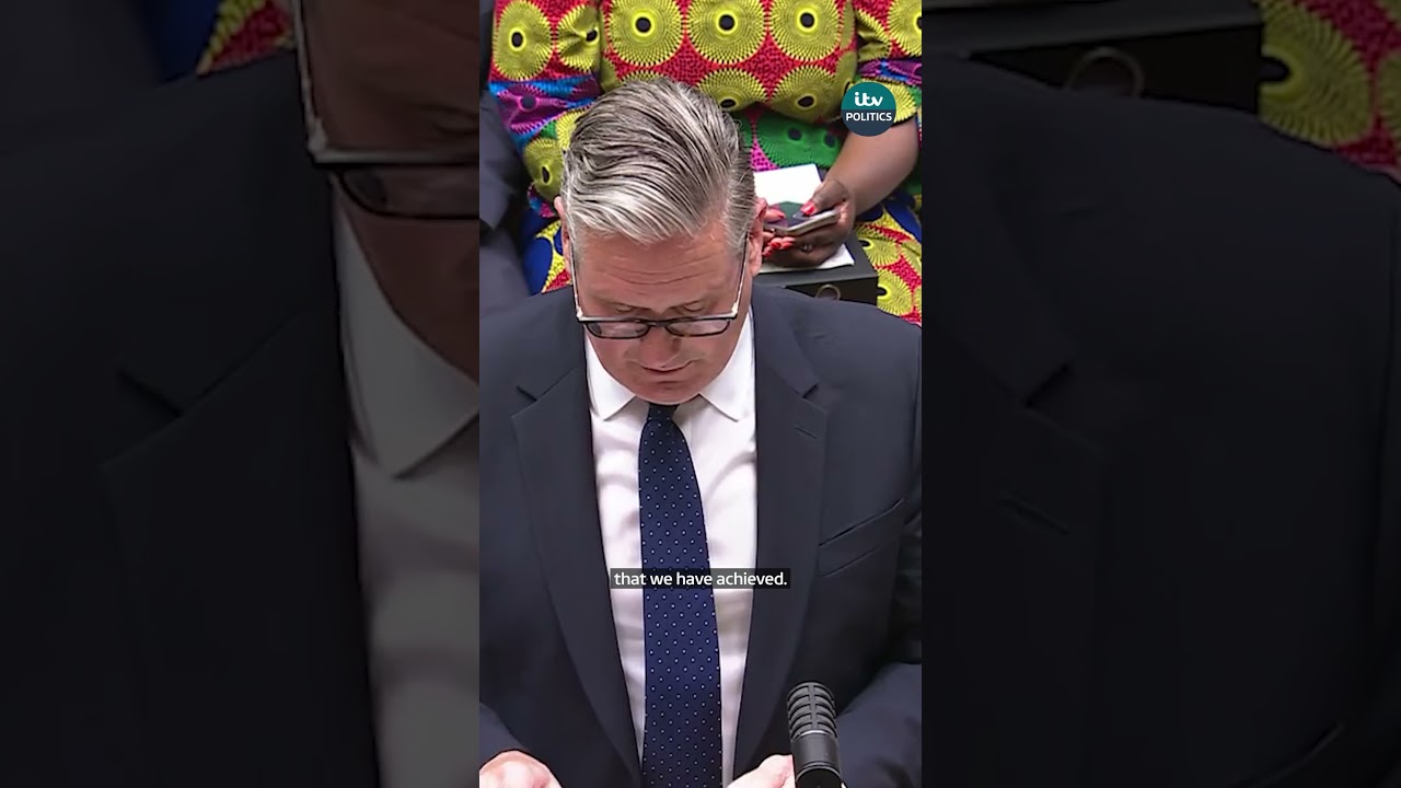 Keir Starmer says goodbye in PMQs